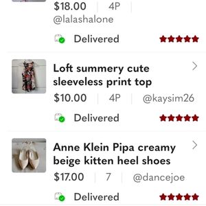 5 stars rating merchandises and service